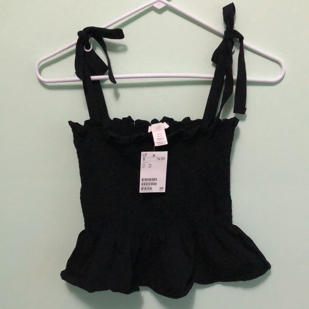 NEW H&M Black Mini Tank